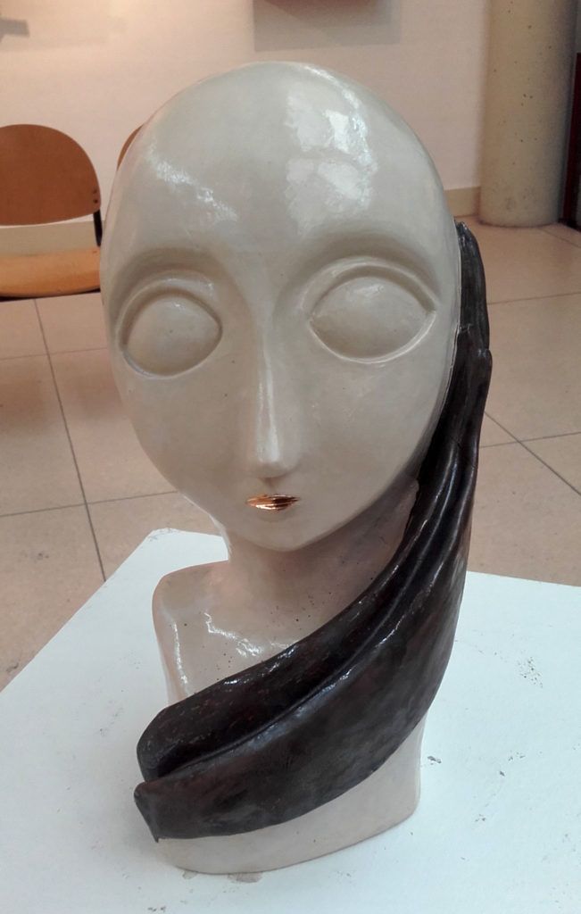 Trabajos de los alumnos de las clases de escultura