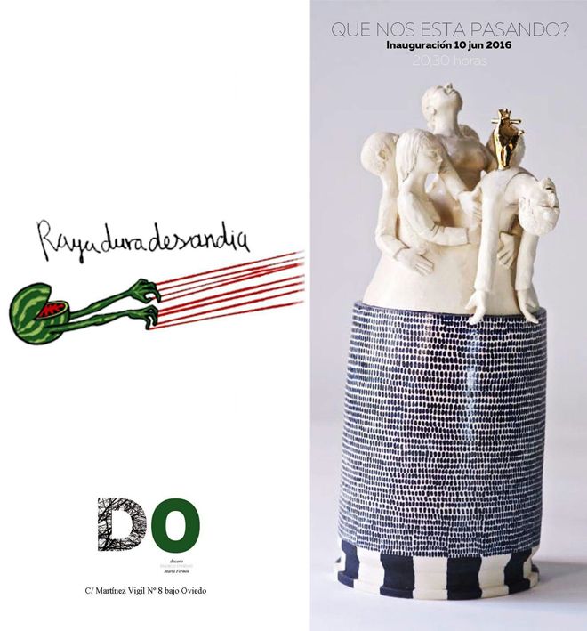 Exposición individual …Qué nos está pasando en Decero Creativo